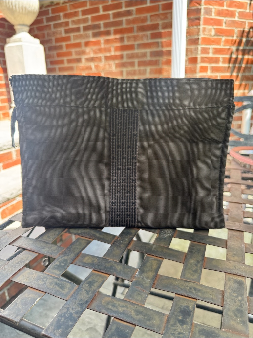 Hermes  Black Travel Pouch